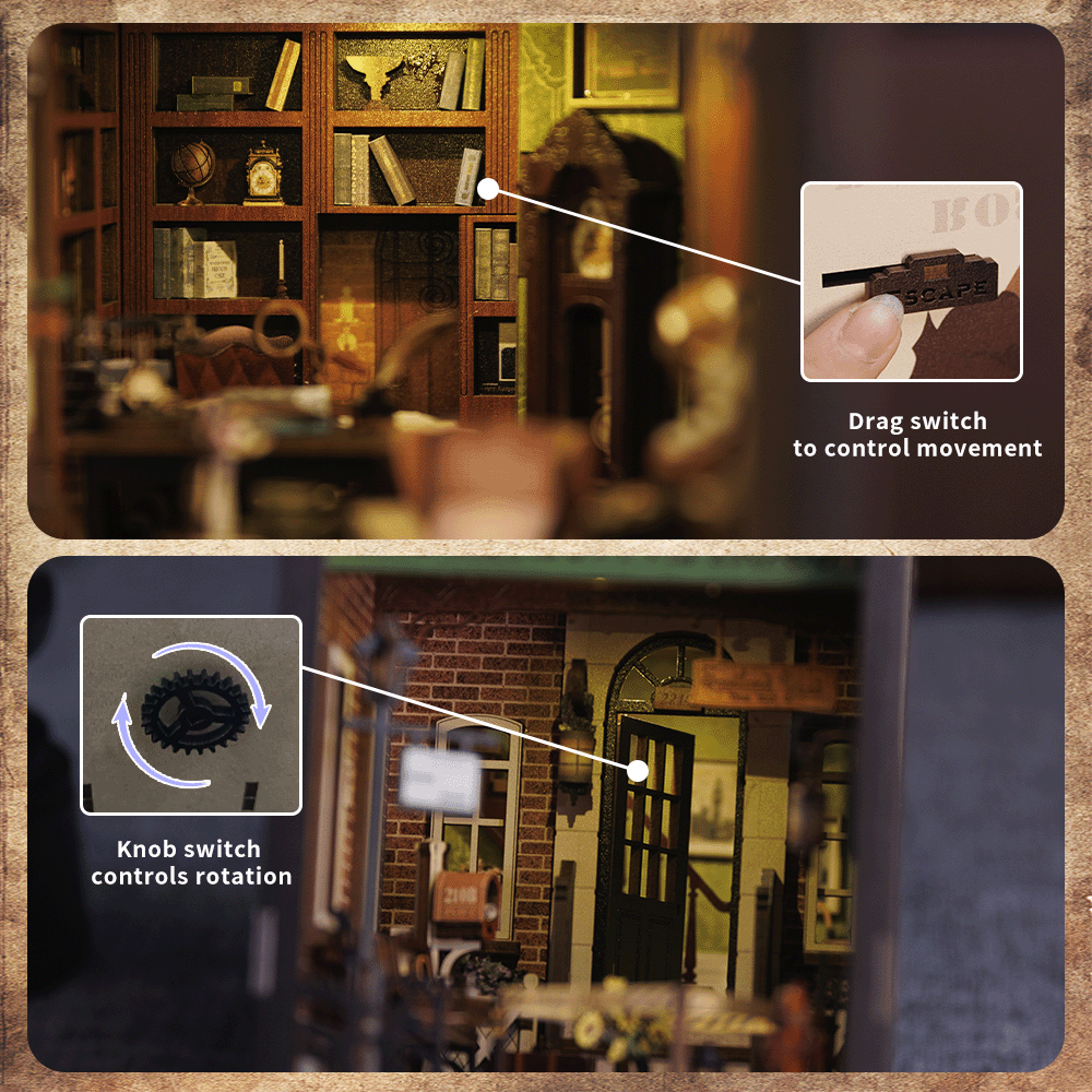 Lysliv DIY Book Nook Kit | Rose Detective Agency