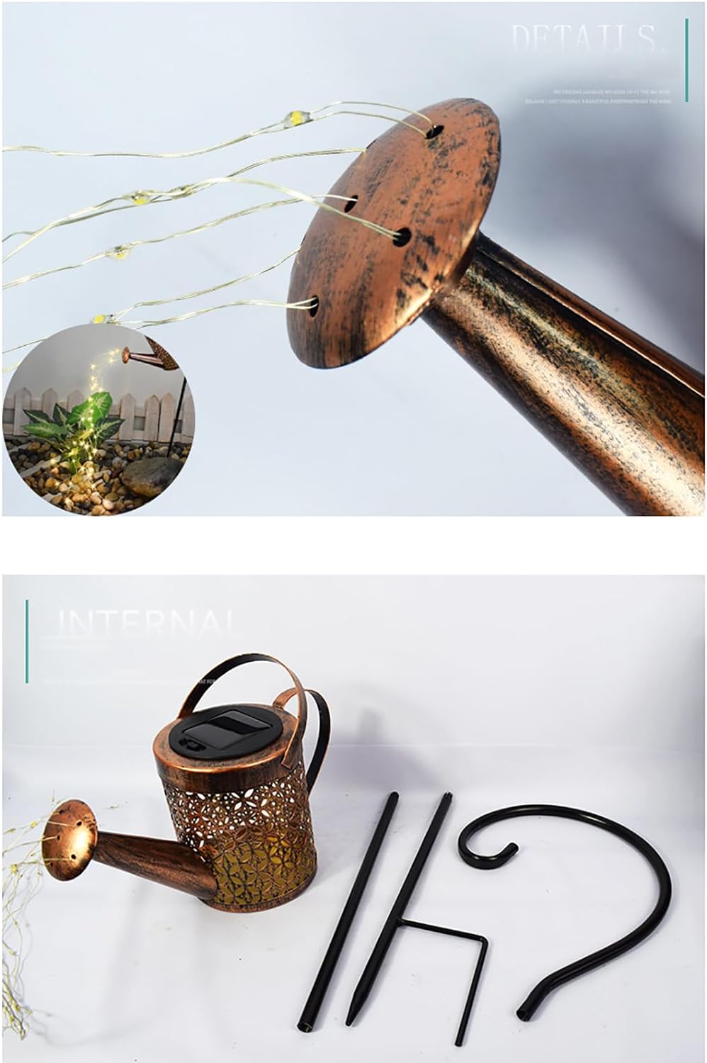Solar Watering Can Light (Coin)