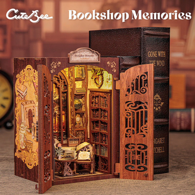 Lysliv DIY Book Nook Kit | Bookshop Memories