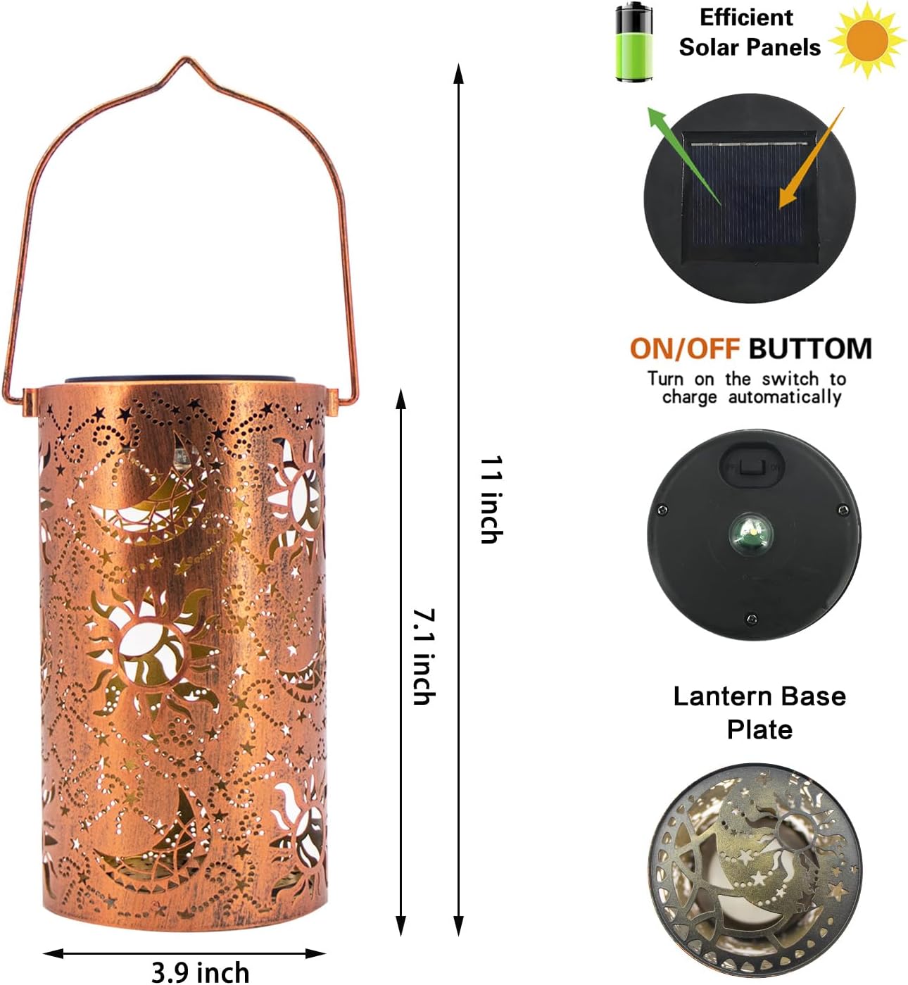 Solar Lanterns Outdoor (Sun Moon)