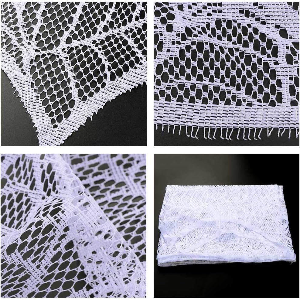 Lysliv Black Lace Spiderweb Halloween Decoration