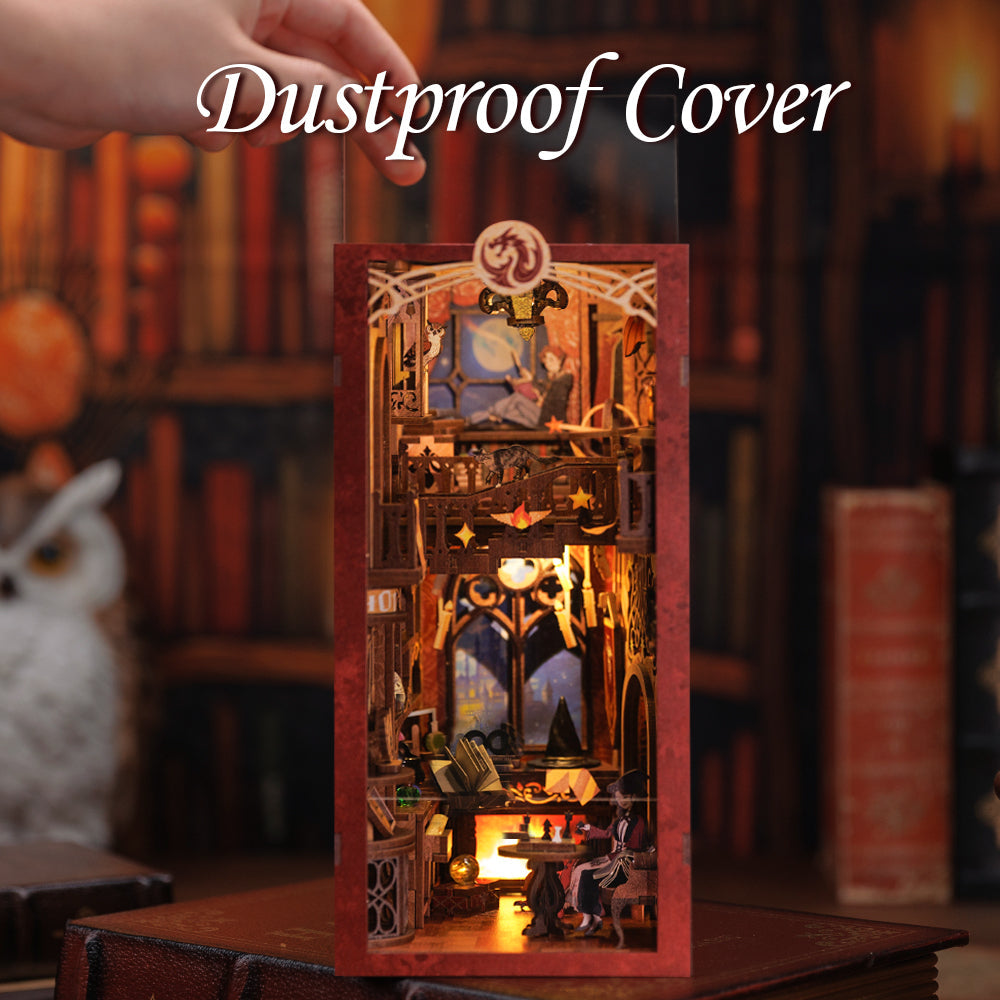 Lysliv DIY Book Nook Kit | Flame Common Room