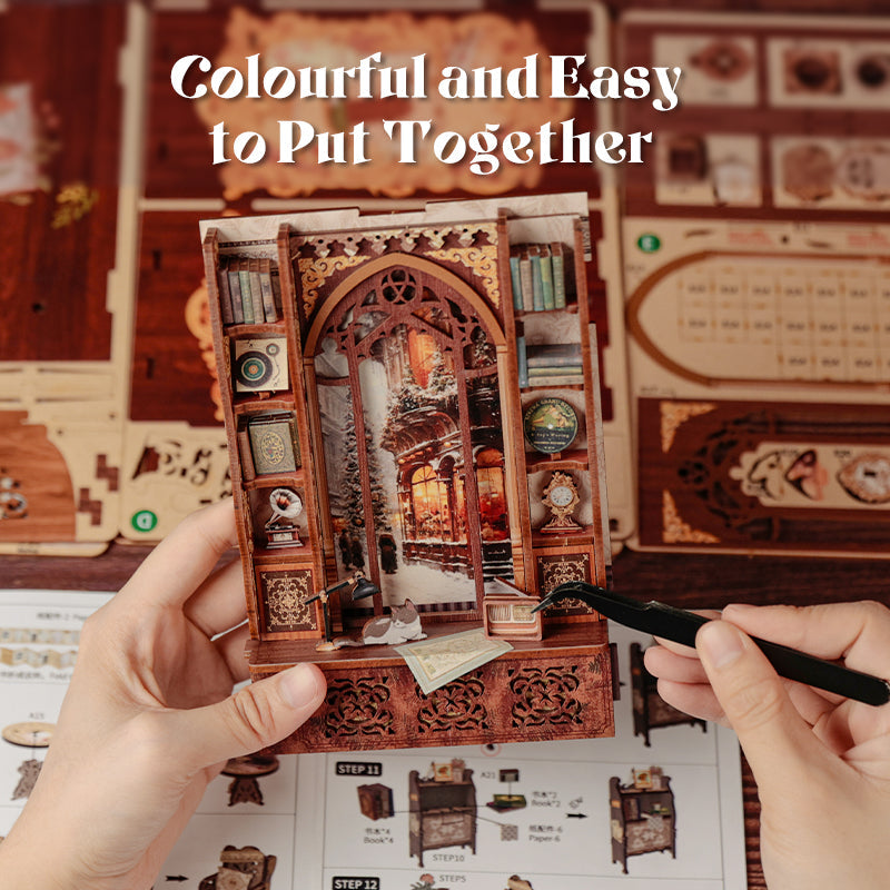 Lysliv DIY Book Nook Kit | Bookshop Memories
