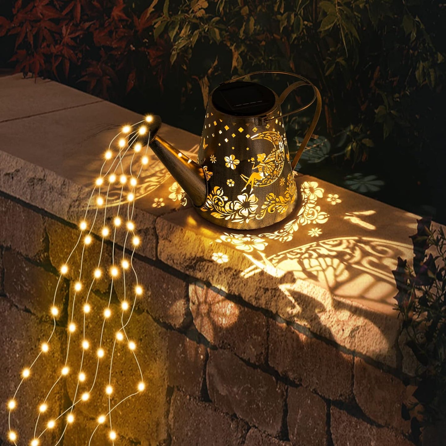 Solar Watering Can with Lights (Fairy)