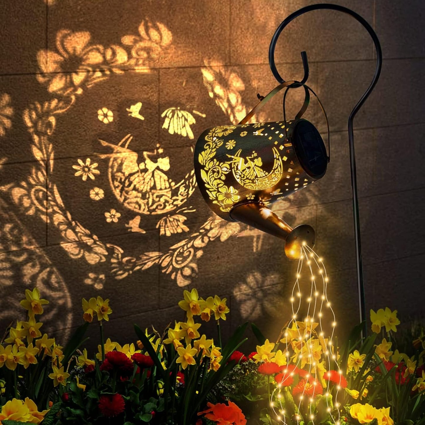 Solar Watering Can with Lights (Fairy)