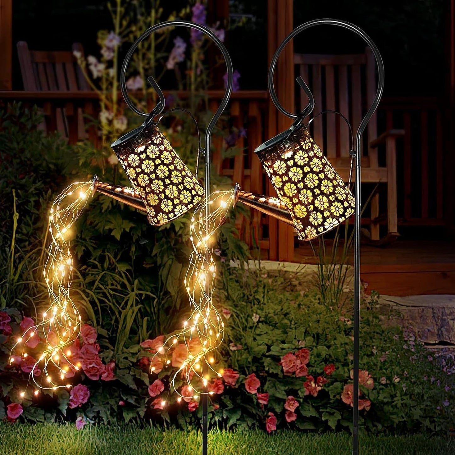Solar Watering Can Light (Daisy)