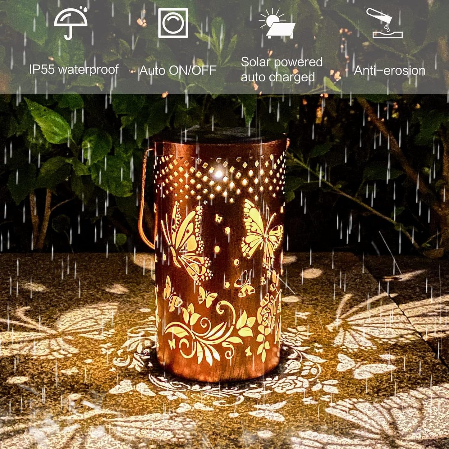 Solar Lantern Outdoor Garden (Butterfly)