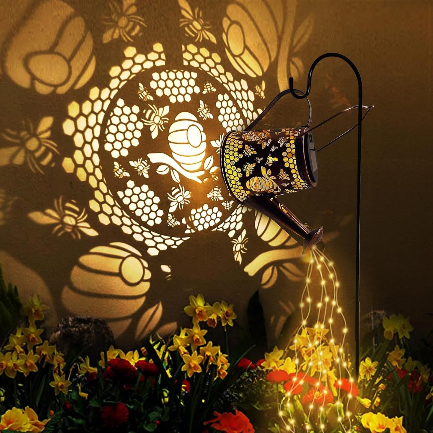 Solar Watering Can Outdoor Lights (Butterfly)