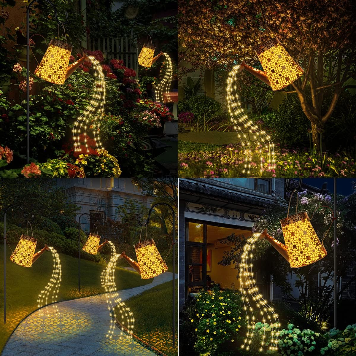 Solar Watering Can with Lights (Sunflower)