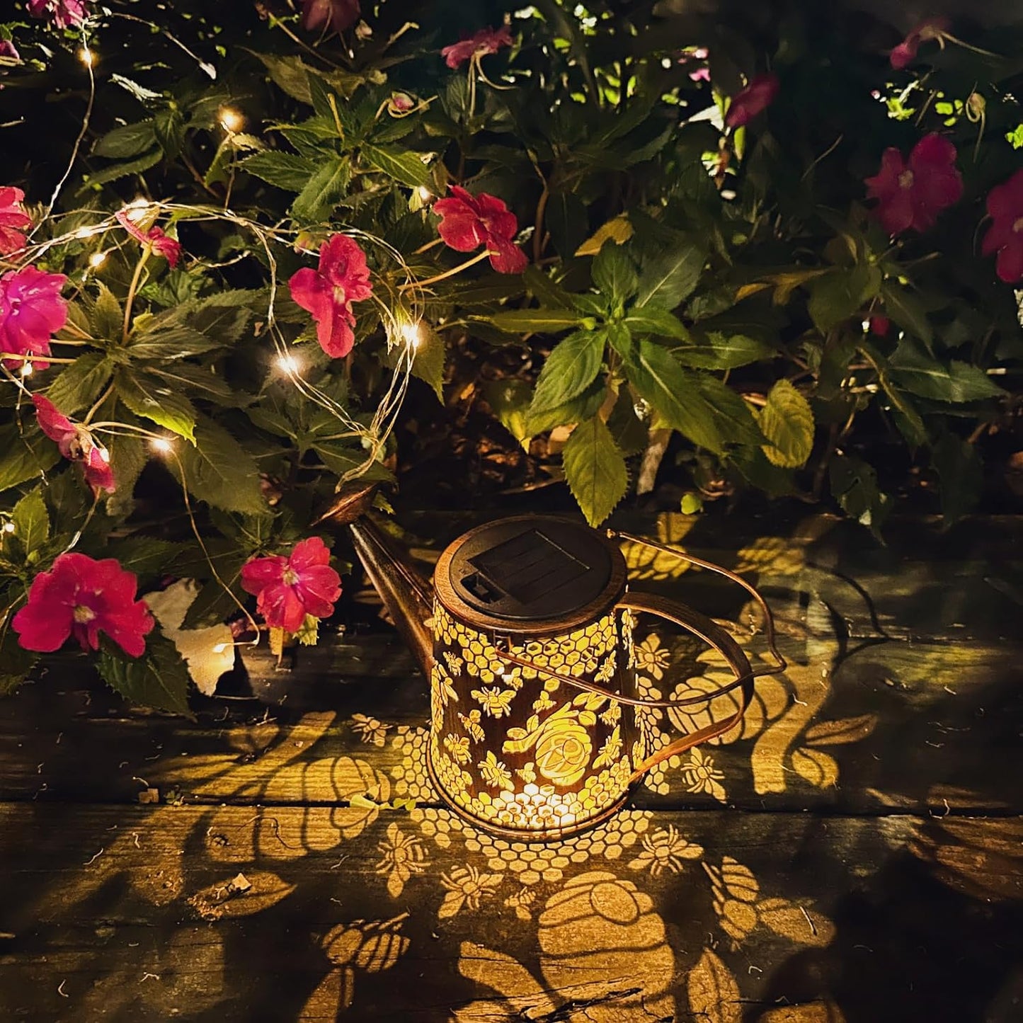Solar Watering Can Outdoor Lights (Butterfly)