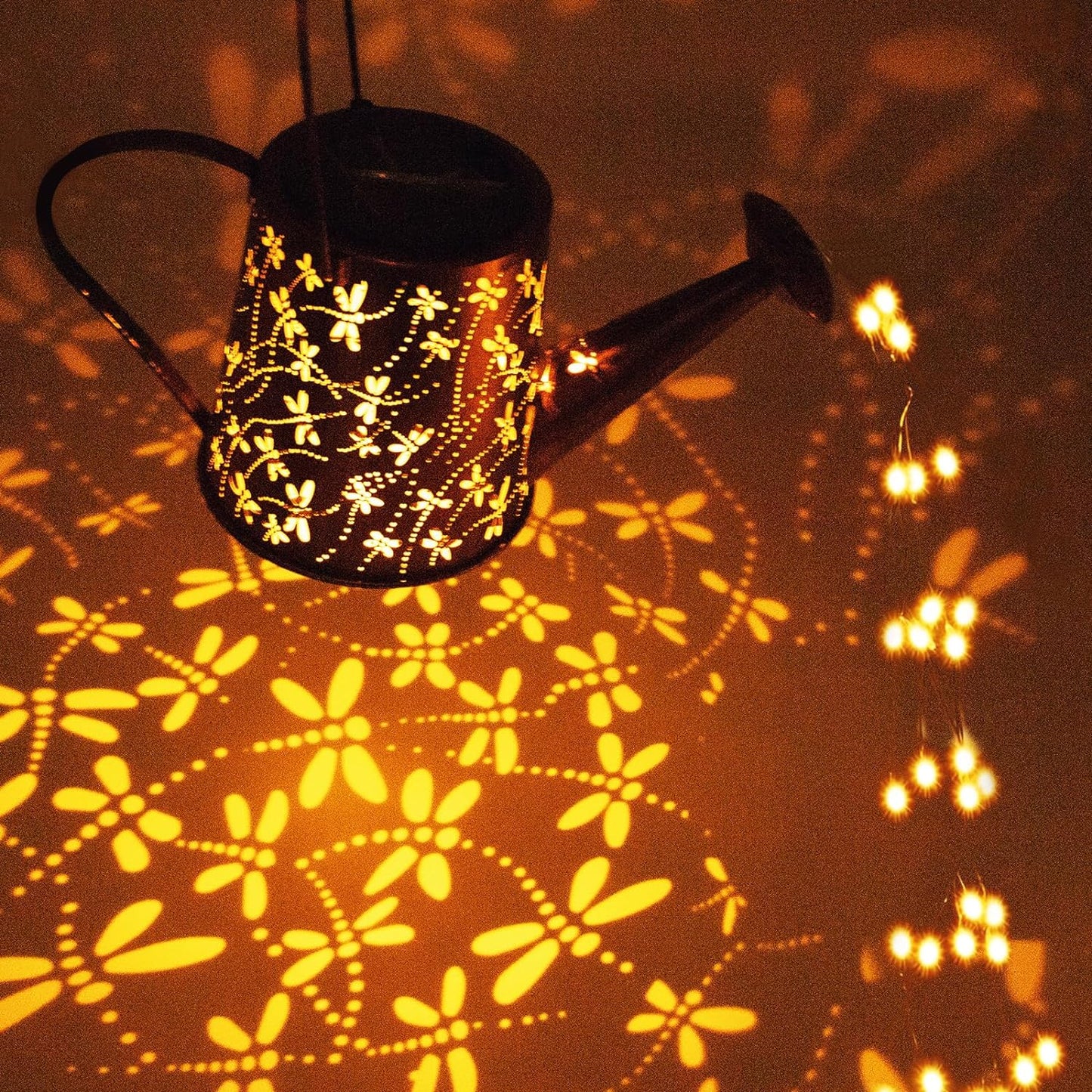 Solar Watering Can Outdoor Lights (Butterfly)