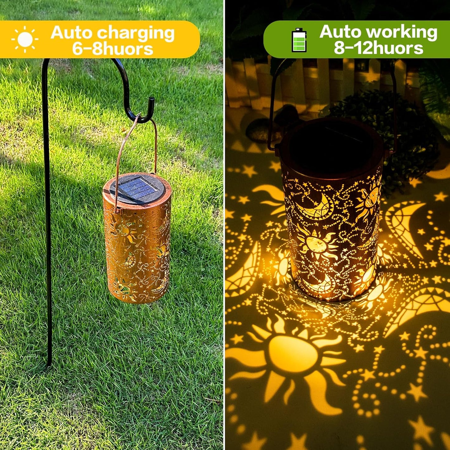 Solar Lanterns Outdoor (Sun Moon)