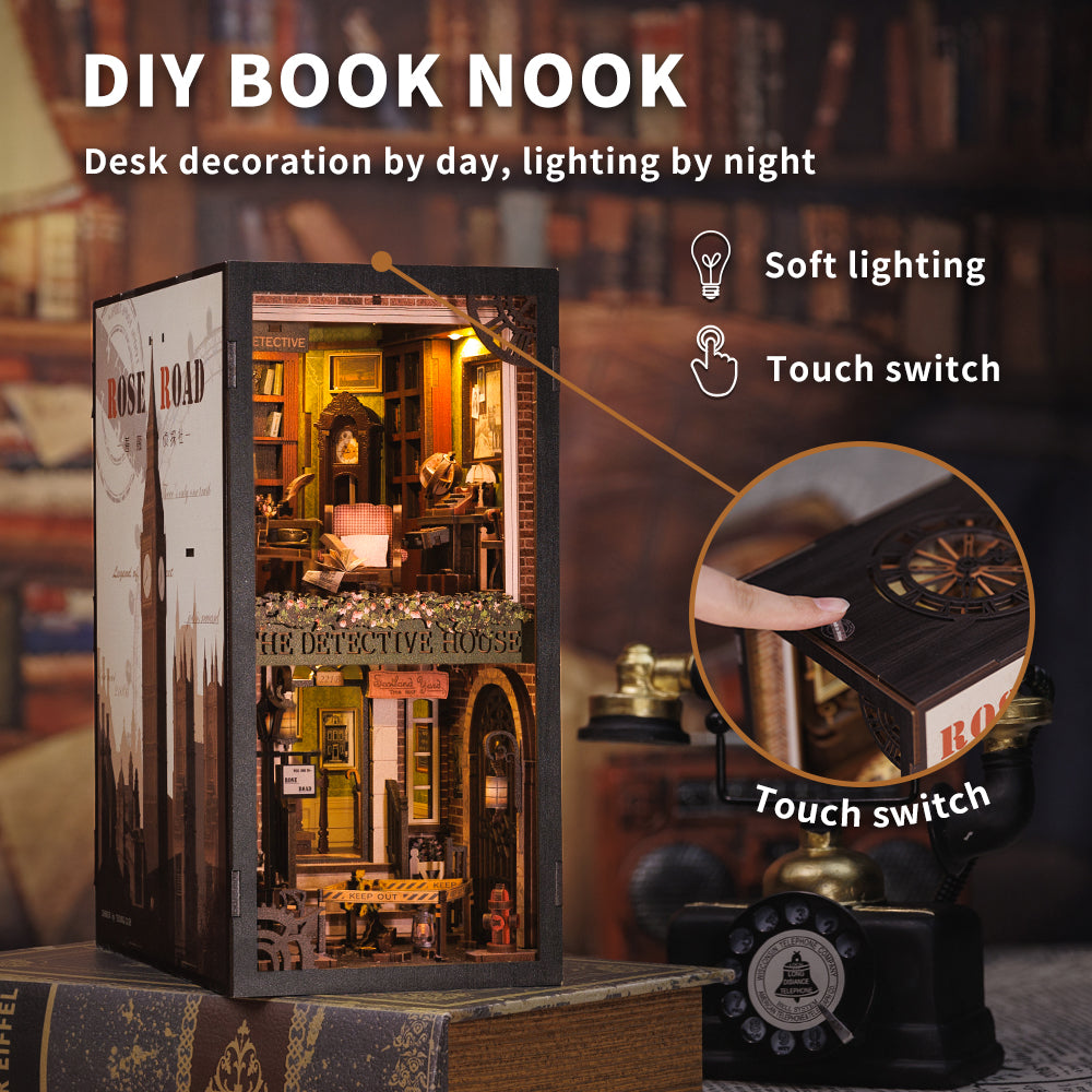 Lysliv DIY Book Nook Kit | Rose Detective Agency